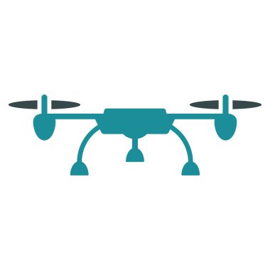 Drone Düz Simgesi