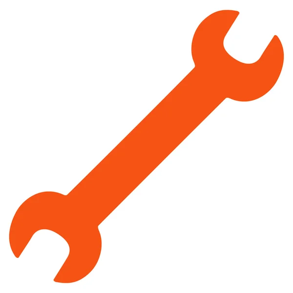 Wrench Flat Icon — Stock Vector