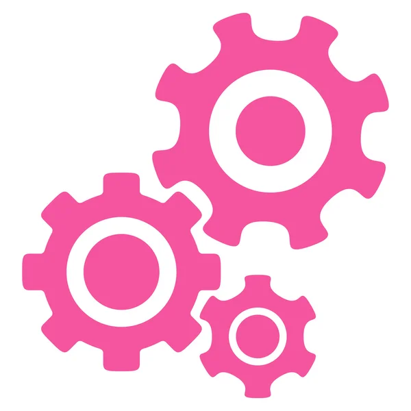 Mechanismus flach Symbol — Stockvektor