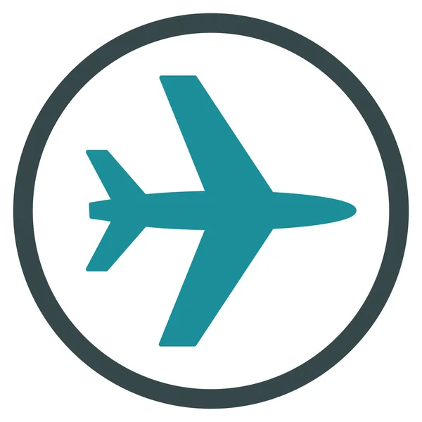 Airport Flat Icon — Stock Vector