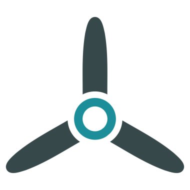 Üç Bıçaklı Vidalı Düz Simge