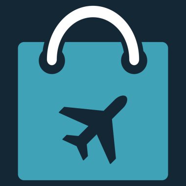 Duty Free düz simgesi