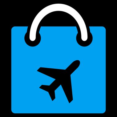 Duty Free düz simgesi