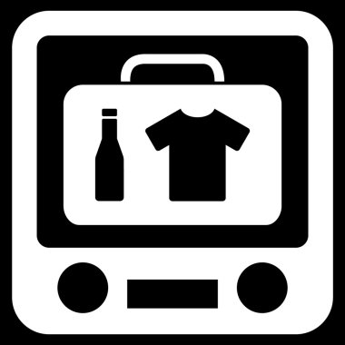 Xray Ekran Düz Simgesi