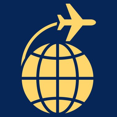 Uluslararası Uçuş Düz Simgesi