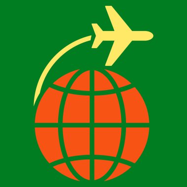 Uluslararası Uçuş Düz Simgesi