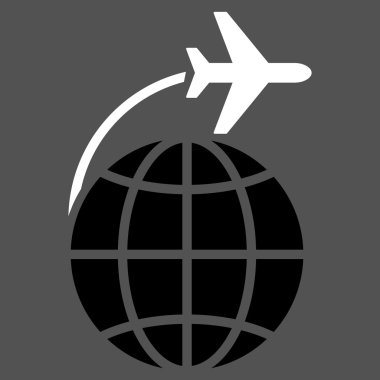 Uluslararası Uçuş Düz Simgesi