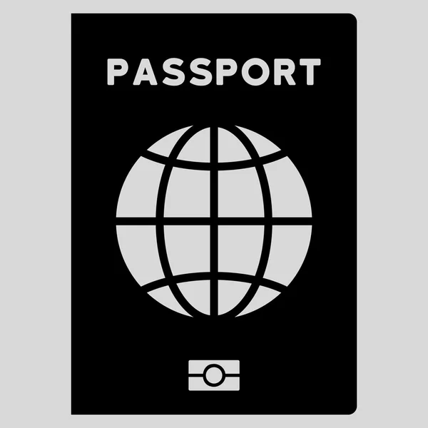 Всесвітній паспорт Плоска ікона — стоковий вектор