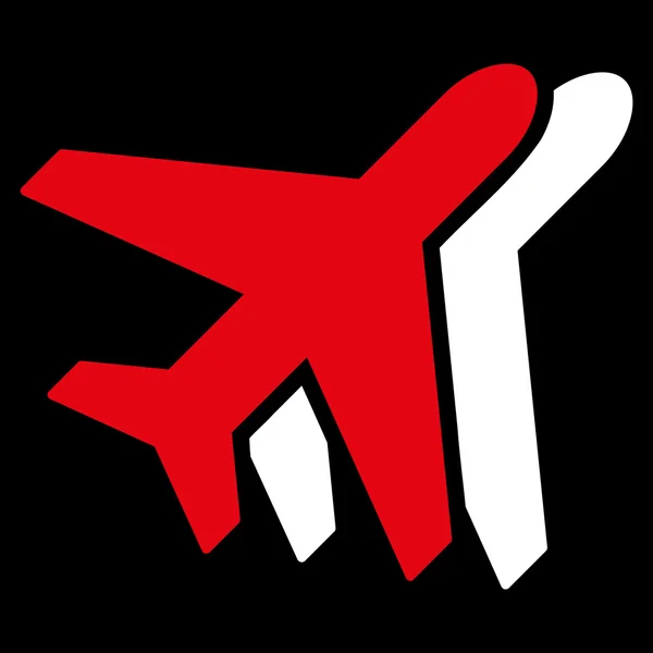Letadla ploché ikony — Stockový vektor