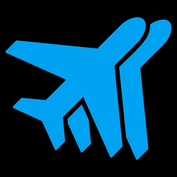 Repülőgépek lapos ikon — Stock Vector