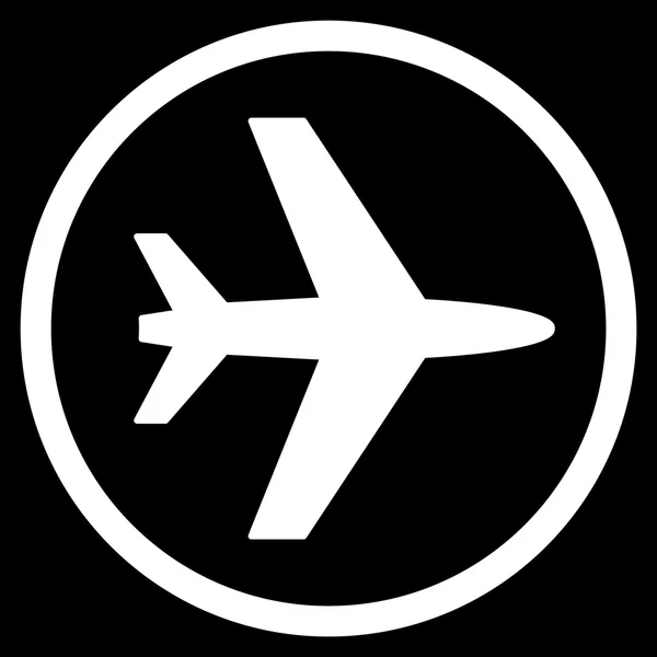 Port lotniczy płaski ikona — Wektor stockowy