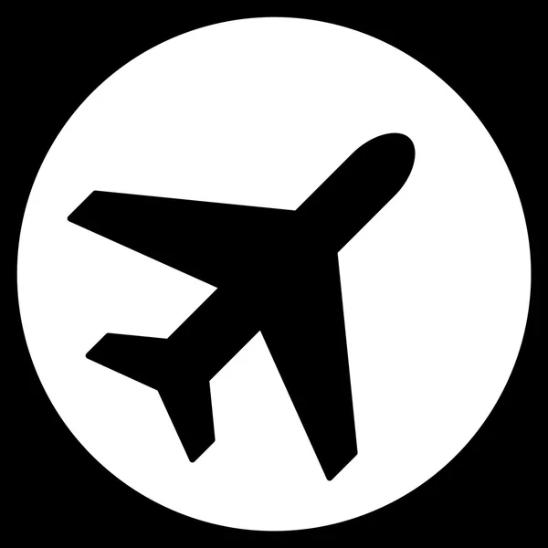 Avion Flat pictogram — Stockvector