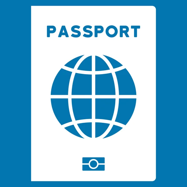 Всемирная икона паспорта — стоковый вектор