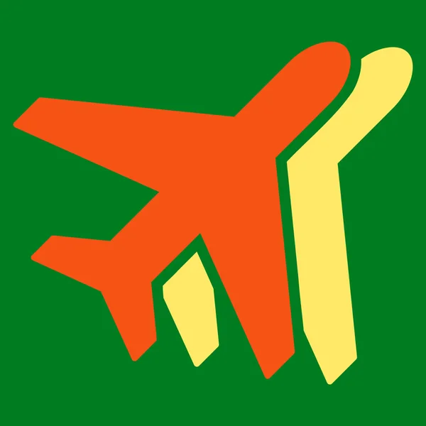 Aviões ícone plana —  Vetores de Stock