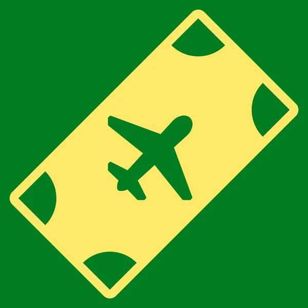 Boarding Pass platte pictogram — Stockvector