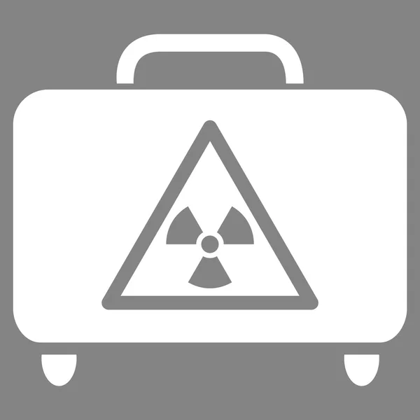 Gevaarlijke Bagage platte pictogram — Stockvector