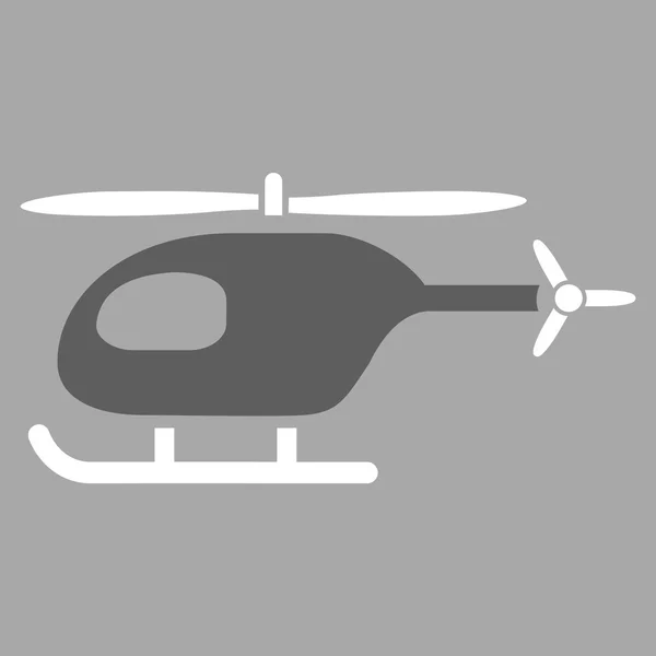 Helikopter lapos ikon — Stock Vector