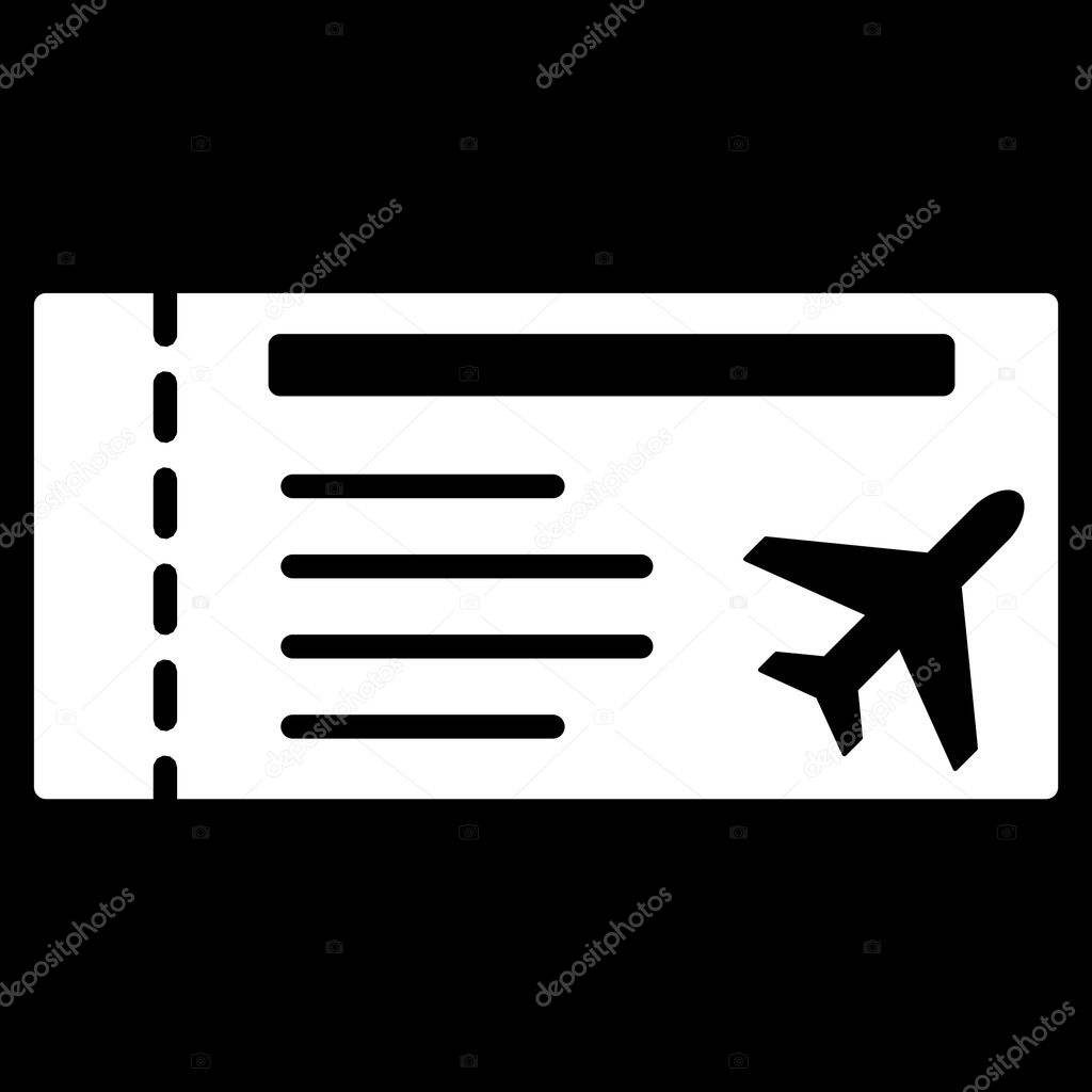 Airticket Flat Icon