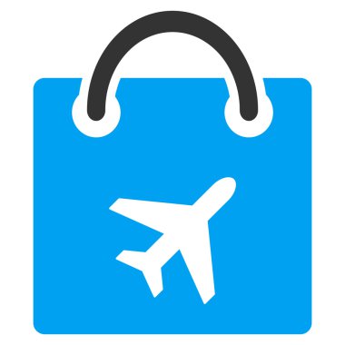 Duty Free düz simgesi