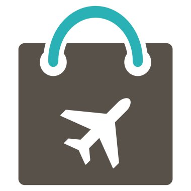 Duty Free düz simgesi