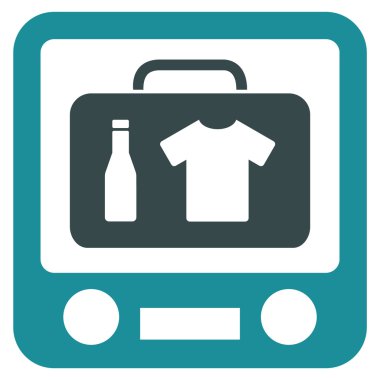 Xray Ekran Düz Simgesi