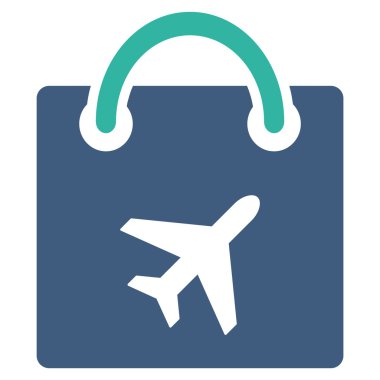 Duty Free düz simgesi