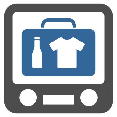 Xray Ekran Düz Simgesi