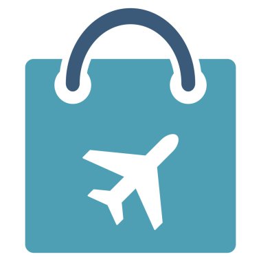 Duty Free düz simgesi