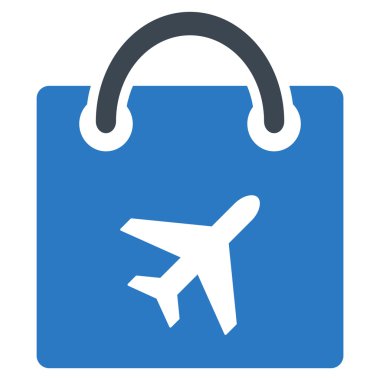 Duty Free düz simgesi