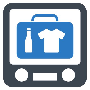 Xray Ekran Düz Simgesi