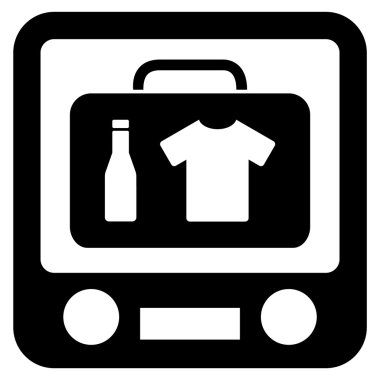 Xray Ekran Düz Simgesi