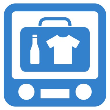 Xray Ekran Düz Simgesi