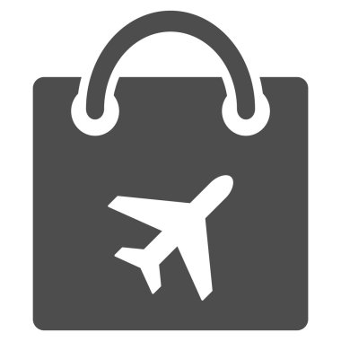 Duty Free düz simgesi