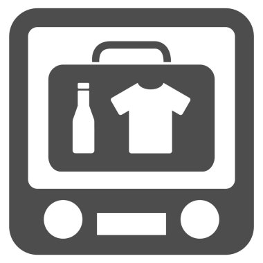 Xray Ekran Düz Simgesi