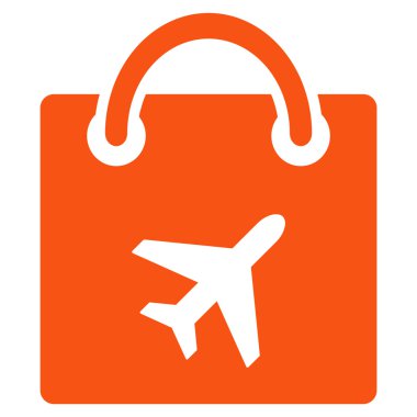 Duty Free düz simgesi