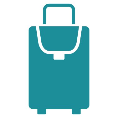 Carryon düz simgesi