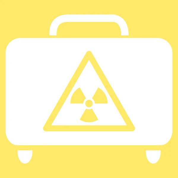 Dangerous Luggage Flat Icon — Stock Vector