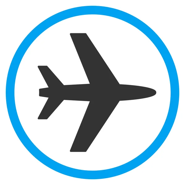 Aeropuerto Apartamento Icono — Vector de stock