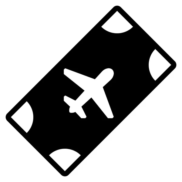 Carte d'embarquement Flat Icon — Image vectorielle