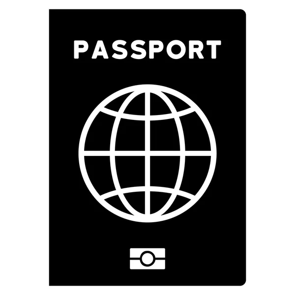 Passeport Icône plate — Image vectorielle