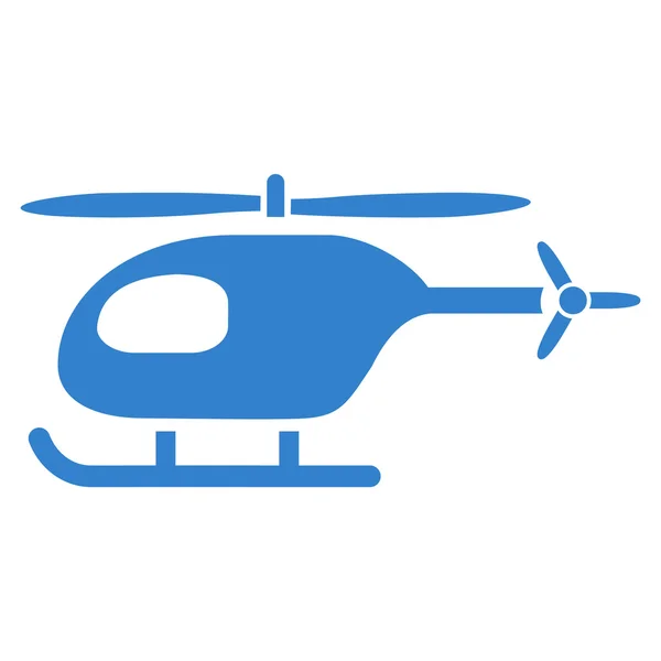 Helikopter lapos ikon — Stock Vector