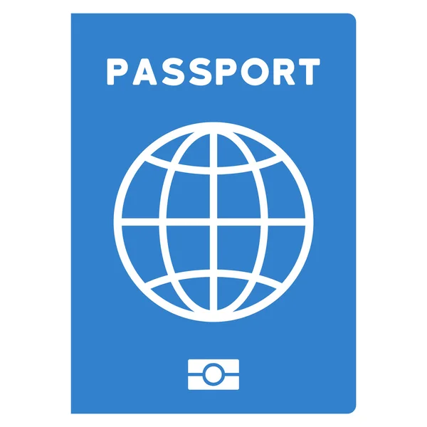 Плоская икона паспорта — стоковый вектор