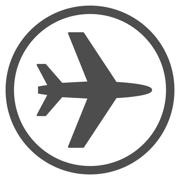 Aeroporto Icona piatta — Vettoriale Stock
