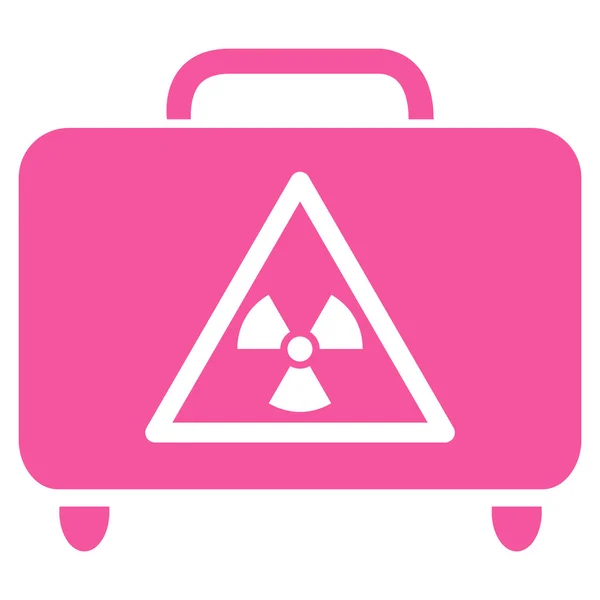 Dangerous Luggage Flat Icon — Stock Vector