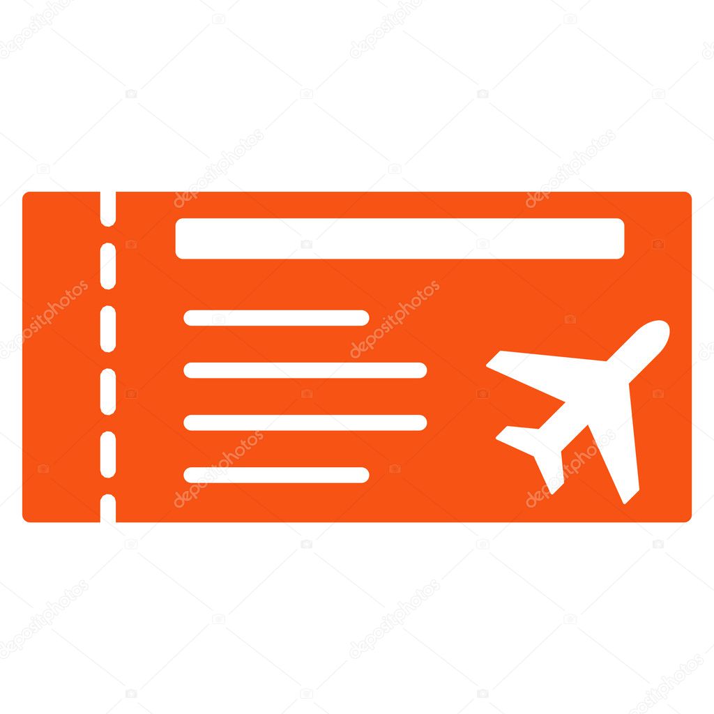 Airticket Flat Icon
