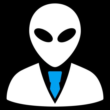 Uzaylı Yöneticisi düz simgesi