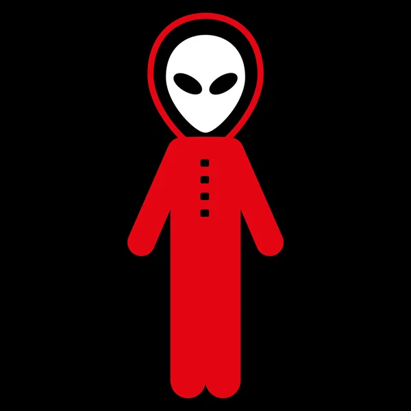 Icône plate Skafandr Alien — Image vectorielle