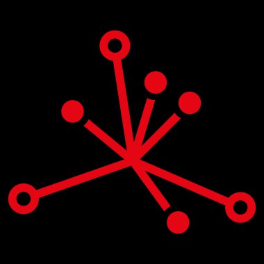 Dünya Boom düz simgesi