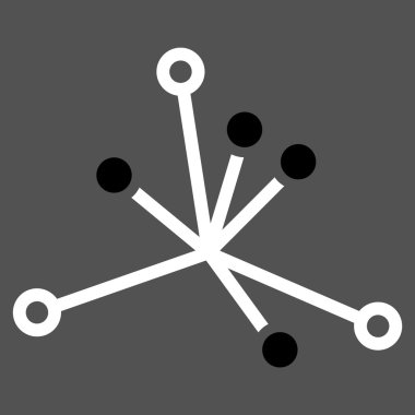 Dünya Boom düz simgesi