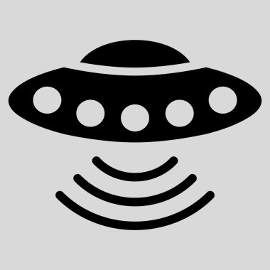 UFO düz simgesi